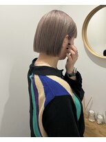 アル 心斎橋(alu) オリーブグレー/小顔に見せるヘア/ココアベージュ