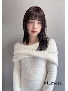 ミモザ(Mi.mosa) 大野城/春日/春日原/レイヤー/顔まわりカット/20代/30代/40代