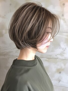 アルトリスト(Altruist Aging×HAIR&SPA) ☆イメチェンピンクベージュアンブレラカラー前髪クールショート