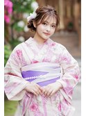 大人気ゆるふわシニヨンスタイル♪