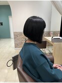 美髪/前下がりボブ/黒髪/艶髪/地毛風