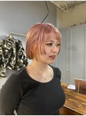 ピンク×ブラウンカラー【池袋】