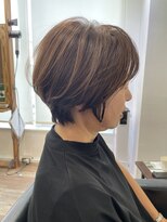 ハーツ(Heart's) 白髪ぼかし/イメチェンヘアスタイル/前髪カタログ/ショートボブ