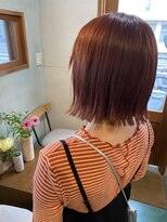 ミツアミ(mitsuami) 顎ラインの切りっぱなしボブ