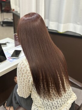 コビーバイジーナ 梅田茶屋町(Coby by Zina) ピンクブラウン＊ブリーチなし【hina】