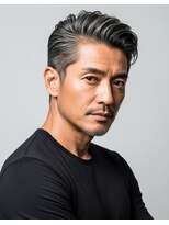 ハロオム(Halo homme) 大人の色気×清潔感◎オールバックフェード