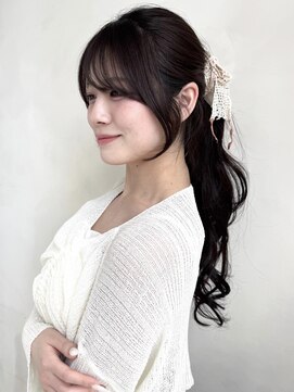 ザックラフィネ(ZACC raffine) 顔まわりカット/サイドバング/前髪カット/後れ毛カット/前髪