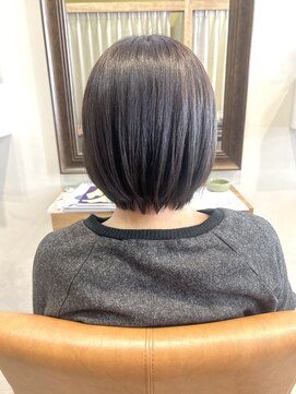 ナチュラルスポット(Natural Spot) ショートボブ×オリーブベージュ