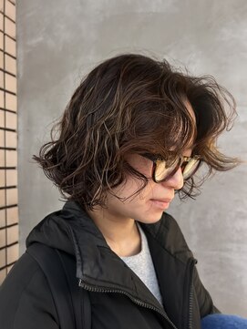 ボブパーマ　stylist  nana 【千葉駅】