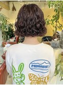 ミニボブパーマミディアムパーマスパイラルパーマおしゃれパーマ