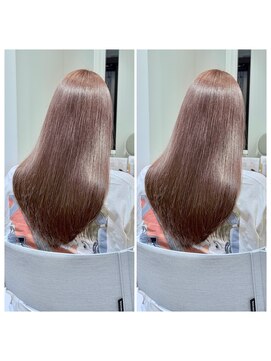 ニューヨークニューヨーク 阪急高槻店(NYNY) １０トーンアッシュベージュブリーチなしダブルカラーイルミナ