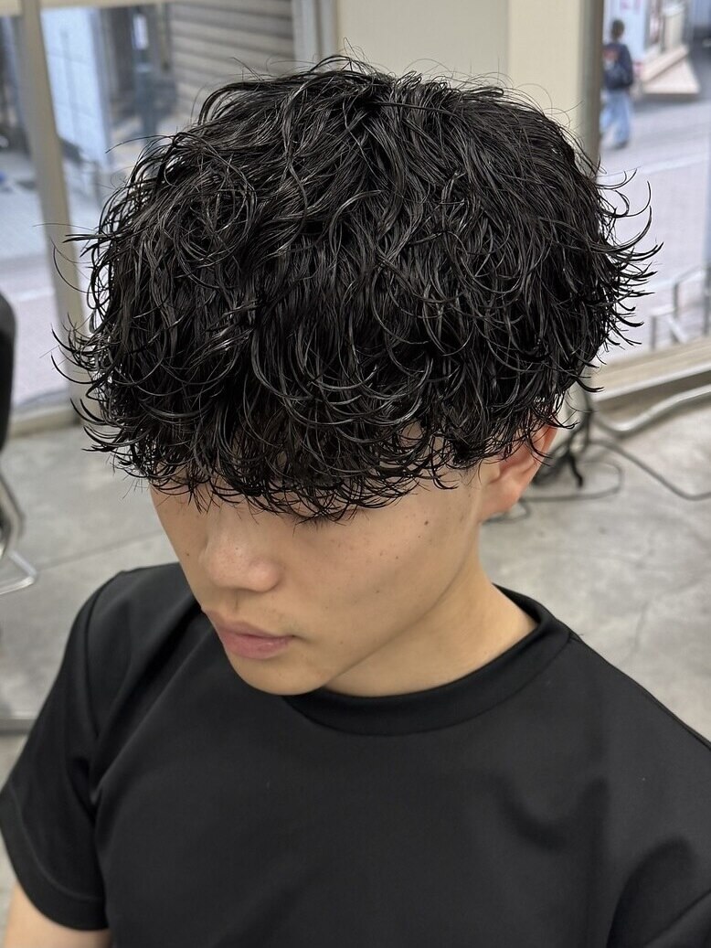 【新規限定】メンズカット+どのパーマでもOK\9500[町田/men's/メンズパーマ]