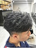 MEN’S HAIR/サーフカール/刈り上げセンターパート/千葉駅