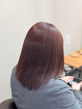 コル 市川(cor) 白髪ぼかし×ヴェールピンク