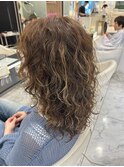 外国人風ウェーブパーマ