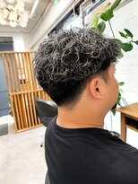 テオ(Teo)&nbsp;シルバーメッシュ×ツイスパショート