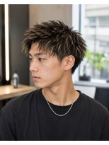 MEN's Baguz MEN'Sカット/ MEN'Sパーマ/ MEN'Sカラー 無造作束感パーマ×メンズショート