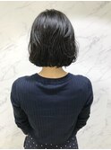 コスメパーマ×セミウェットワンレンボブ【表参道青山原宿】