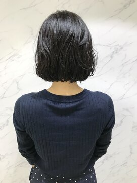 パティオン(PATIONN) コスメパーマ×セミウェットワンレンボブ【表参道青山原宿】