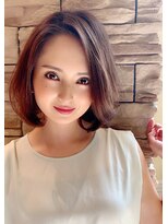 レウナ 外苑前(Reuna)&nbsp;大人可愛いボブスタイル ワンカール 20代30代40代