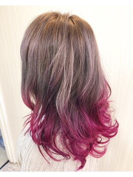 ベニ 岩沼たけくま店(BENI) 裾カラー×ピンク