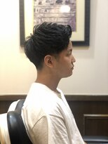 ヒロギンザバーバーショップ 神楽坂店(HIRO GINZA BARBER SHOP)&nbsp;ツーブロックアップバングショート