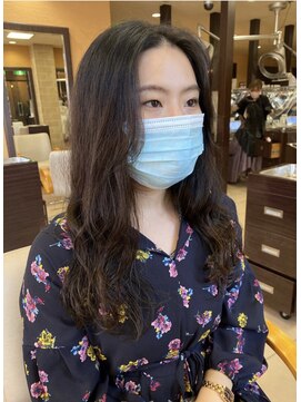 チップタップ 清瀬店(tip top) 巻髪風パーマスタイル