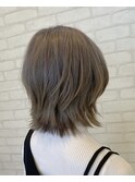 10代20代/グレージュ/大人可愛い/ウルフ/黒髪カタログ/アッシュ
