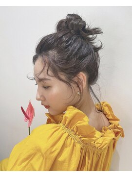 ユニックス ノクティプラザ溝口店(UNIX) アースカラーお団子アレンジヘア