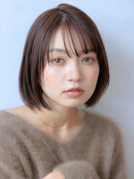 リトル 柏(little) シンプル内巻きストレートボブスタイル