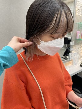 デイジー(Daisy) 天神 大名 福岡 インナーカラー フェイスフレーミング