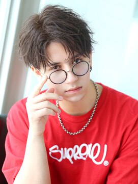 リップス 表参道店(LIPPS) かき上げショート【リバーススウェル】2ブロック刈り上げ