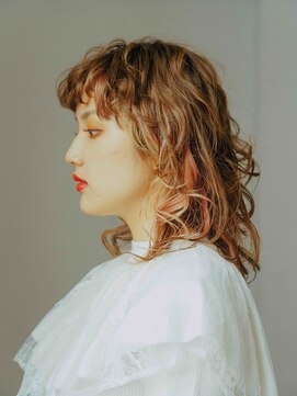 エイル 上大岡店(aile) 外 人風ウルフパーマスタイル♪〔上大岡/上大岡駅〕