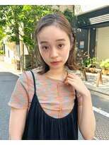 ソワ オモテサンドウ(SOIE OMOTESANDO)&nbsp;【SOIE】透明感カラー耳掛けボブ