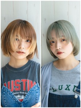 レイ バイ トーキョー(RAY by tokyo)の写真/「小顔カラー」もおまかせ♪髪にやさしい施術で、専任カラーリストが最適なカラーリングをご提案します。