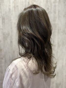 テトテ 門戸厄神店(tetote) 【tetote村山サロンスタイル】カーキベージュカラー