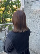 シェノン 夙川(CHAINON)&nbsp;髪質改善/似合わせカット/フルバング/レッドブラウン/イメチェン