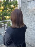 髪質改善/似合わせカット/フルバング/レッドブラウン/イメチェン