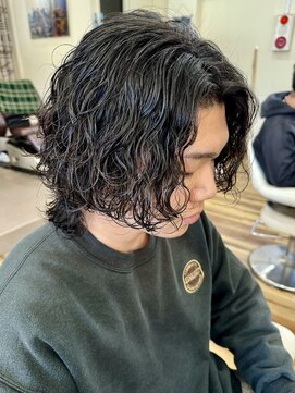 スウェル 千葉店(Swell) 波巻きミディアム[千葉/メンズ/メンズカット/メンズパーマ]