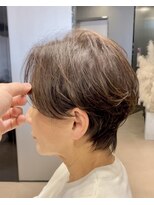 ハルキ ミナト ジャパン オオサカ(HARUKI MINATO japan OSAKA)&nbsp;40代50代60代白髪マッシュショートボブ大人美人くびれ髪質改善