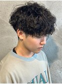 ツイストスパイラルパーマメンズパーマスパイラルパーママッシュ