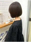 【haif】シアーグレージュ×ボブ