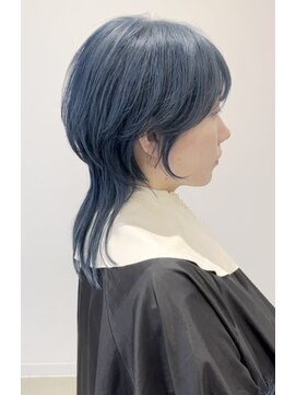 ミュール(mule) 1～2回ブリーチ目安/ウルフ/ネイビー