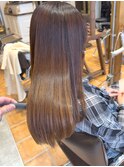 髪質改善ストレート/ショコラブラウン/学割U24/京都/河原町