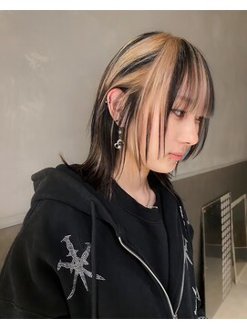 キャロルガーデンズ ボコカ 表参道(Carroll Gardens bococa) ベージュ/デザイン/ブリーチ/レイヤー