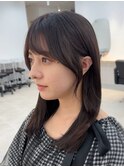 分け目が気にならない顔まわりカット
