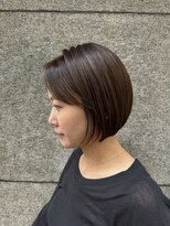 サル(saru)&nbsp;#ミニボブ × #カーキベージュ