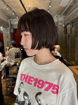 ハマモト ヤマ オオサカ(ハマモト Yama Osaka) ラフなボブヘア