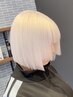 【ホワイト系を目指している方】艶髪ハイトーンカラーコース［千葉駅］