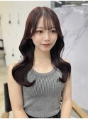 小顔シースルーバンク×韓国くびれヘア◯伊藤